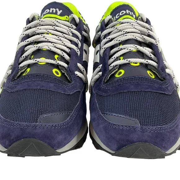 Saucony Shoes Mens Sz 8.5 Womens Sz 10 Purple White Jazz DST Running Worn Once